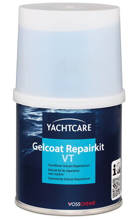 Sada na opravu gelcoatu Yachtcare Gelcoat Repair Kit RAL 9010, obsah 200 g + tužidlo