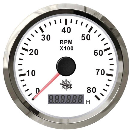 Otáčkoměr Osculati 0-8000 RPM s počítadlem motohodin