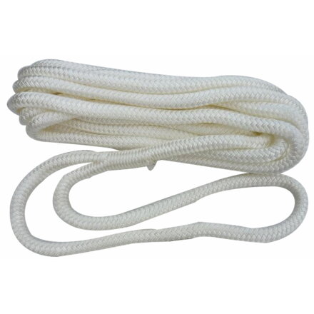Bílé lano na úvaz fendrů, průměr 8 mm, délka 1,5 m