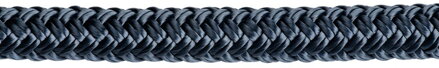 Polyesterové mooringové 16-pramenné navy modré lano, průměr 14 mm