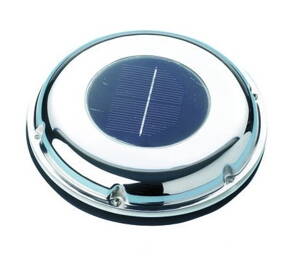 Nerezový solární ventilátor pro nonstop používání, průměr 216 mm