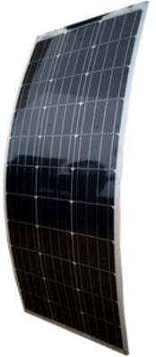 Semi flexifibilní TPT solární panel mono výkonu 100W 12V