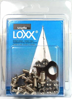 Sada 10 ks spodních dílů druku Loxx TX08 včetně matic a utahovacího klíče