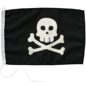 Pirátská vlajka 20 x 30 cm