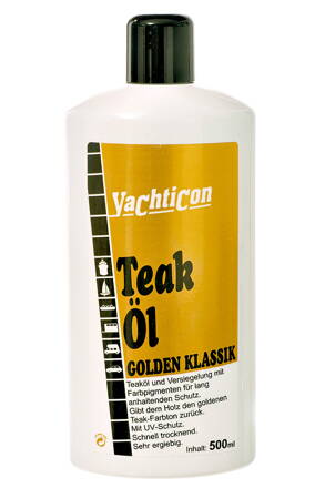 Teakový olej Yachticon Golden Classic 1000 ml