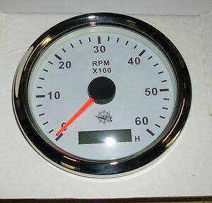 Otáčkoměr Osculati 0-6000 RPM s počítadlem motohodin