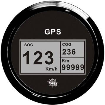 Digitální rychloměr Osculati s GPS a počítadlem ujetých kilometrů