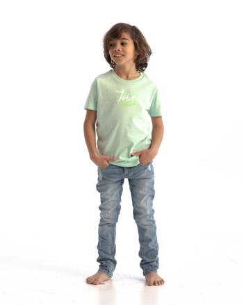 Dětské tričko jobe Casual Geyser Green