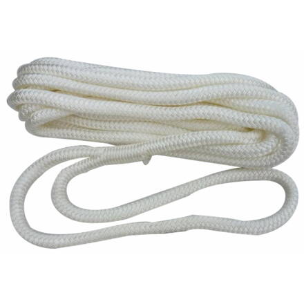 Bílé lano na úvaz fendrů, průměr 6 mm, délka 1,5 m