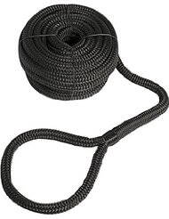 Černé lano na úvaz fendrů, průměr 8 mm, délka 1,5 m