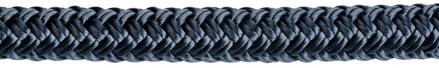Polyesterové mooringové 16-pramenné navy modré lano, průměr 8 mm