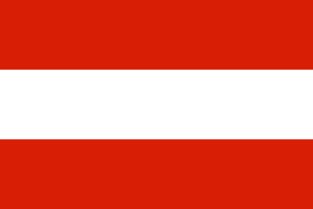 Vlajka Rakousko 20 x 30 cm
