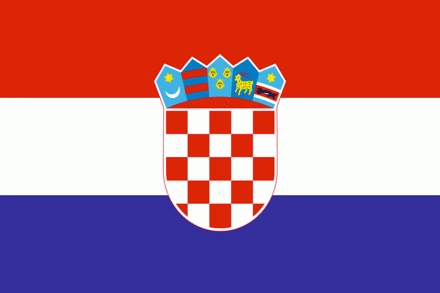 Vlajka Chorvatsko 30 x 45 cm