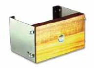 Nerezový držák motoru s dřevěnou deskou s náklonem 0° - 17°, max. 40 kg