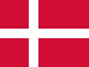Vlajka Dánsko 20 x 30 cm