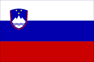 Vlajka Slovinsko 20 x 30 cm