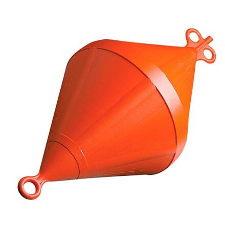 Oranžová jehlanová boje, průměr 22 - 52 cm