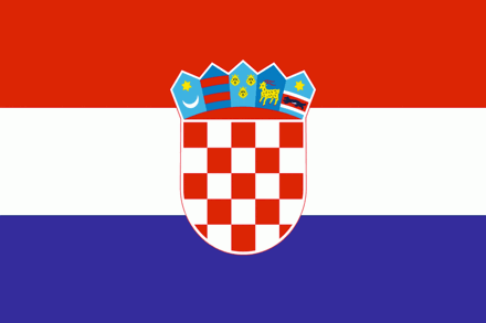 Vlajka Chorvatsko 20 x 30 cm